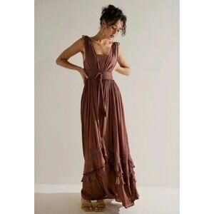 Free People Santa Maria Maxi Dress XS NEW
